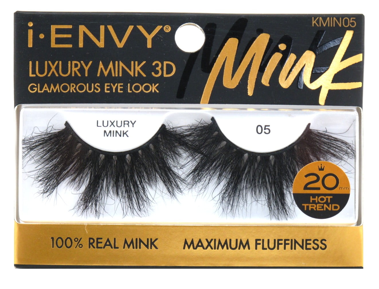 i Envy by Kiss Luxury Mink 3D Eyelashes 05