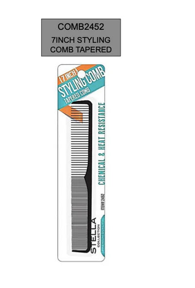 Stella Collection 7 Inch Sectioning Comb - 2452