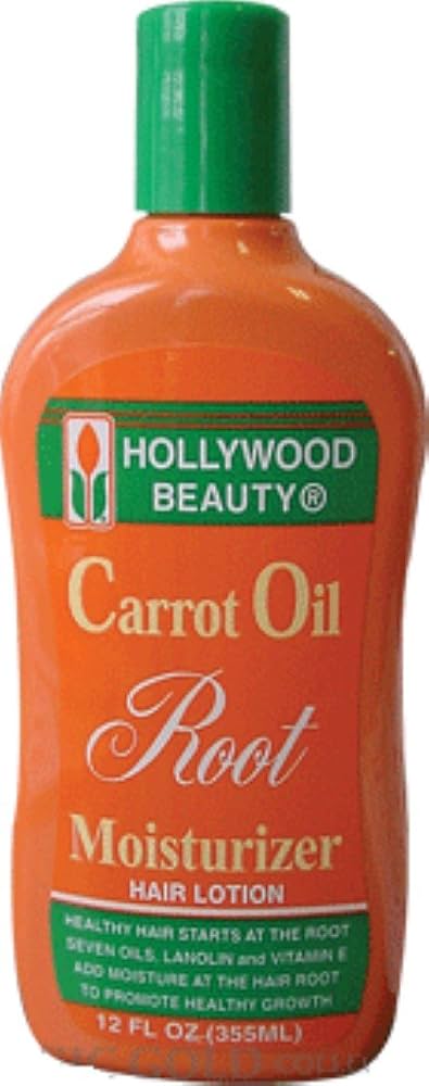 Hollywood Beauty Carrot Oil Moisturiser Hair Lotion 12oz