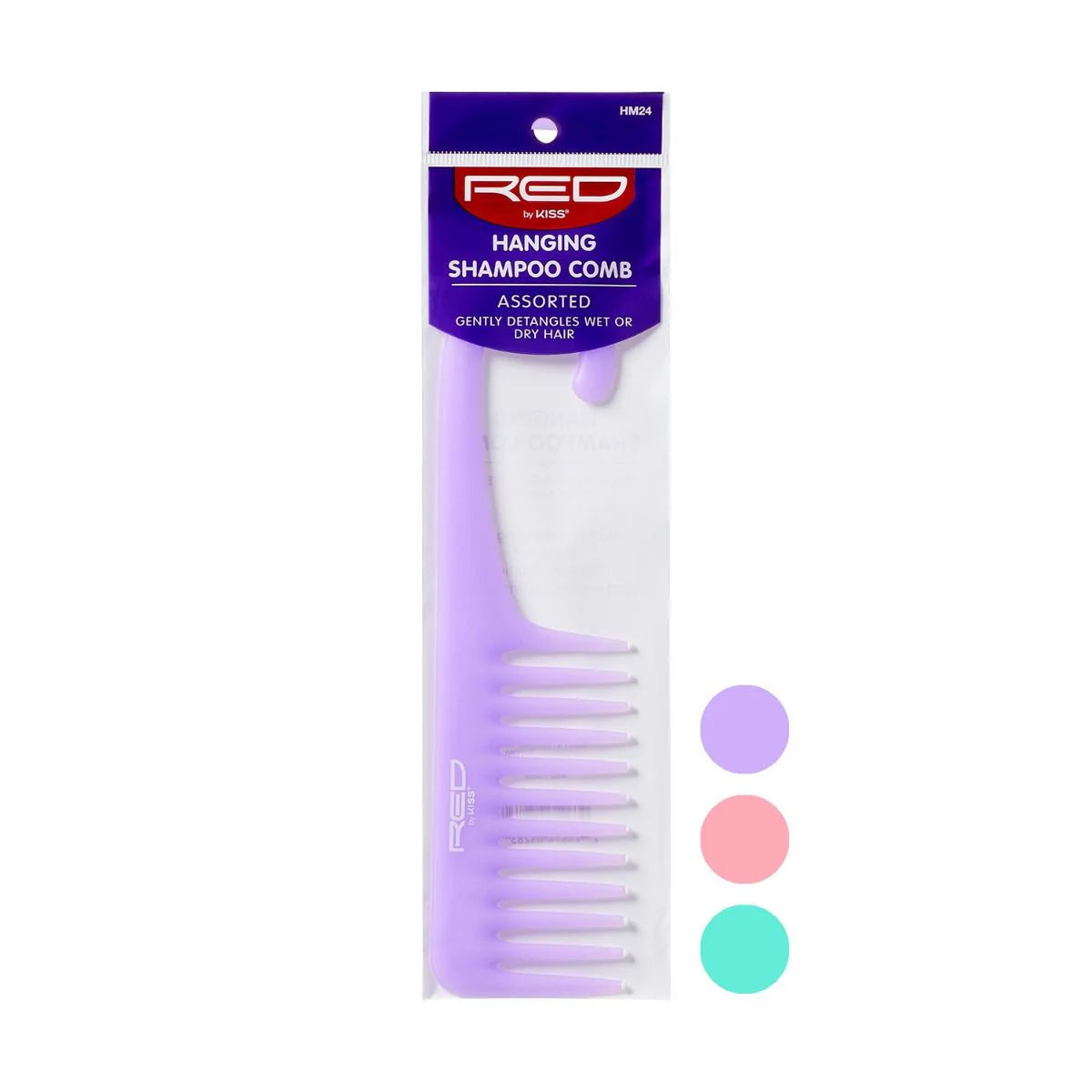 Red by Kiss Hanging Shampoo Comb Assorted Colours HM24