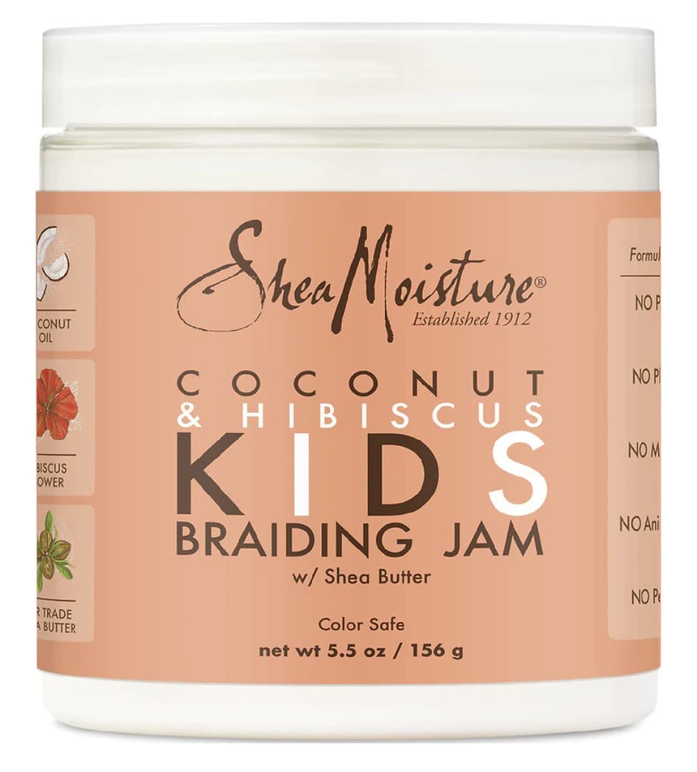 Shea Moisture Kids Coconut and Hibiscus Braiding Jam 5.5oz