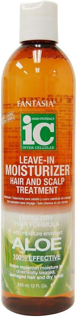 Fantasia IC Aloe Leave in Hair and Scalp Treatment 10oz