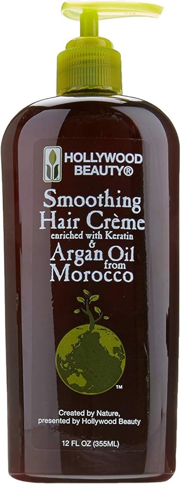 Hollywood Beauty Argan Oil Smoothing Hair Creme 12oz