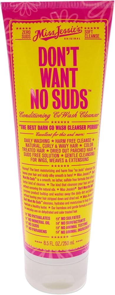 Miss Jessies Dont Want No Suds CoWash Cleanser 8.5oz