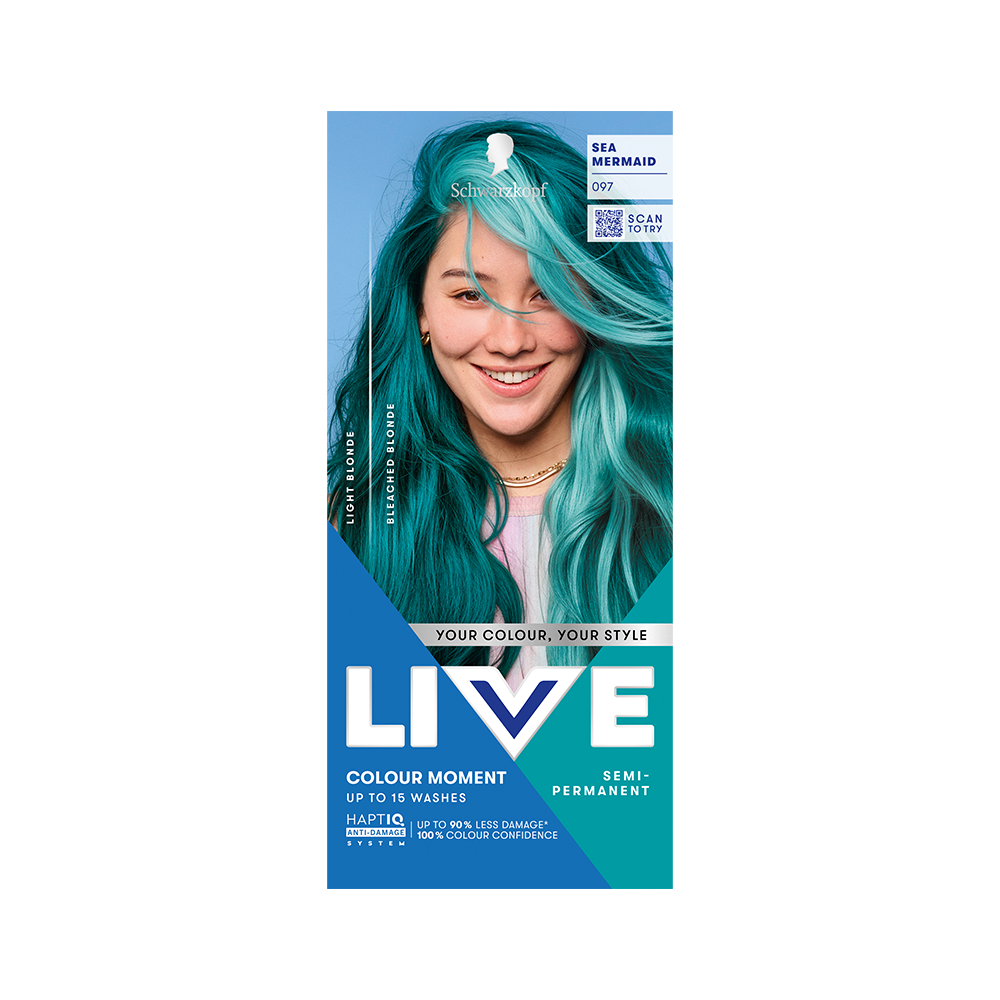 Schwarzkopf Live Colour Moment Semi Permanent - 097 Sea Mermaid