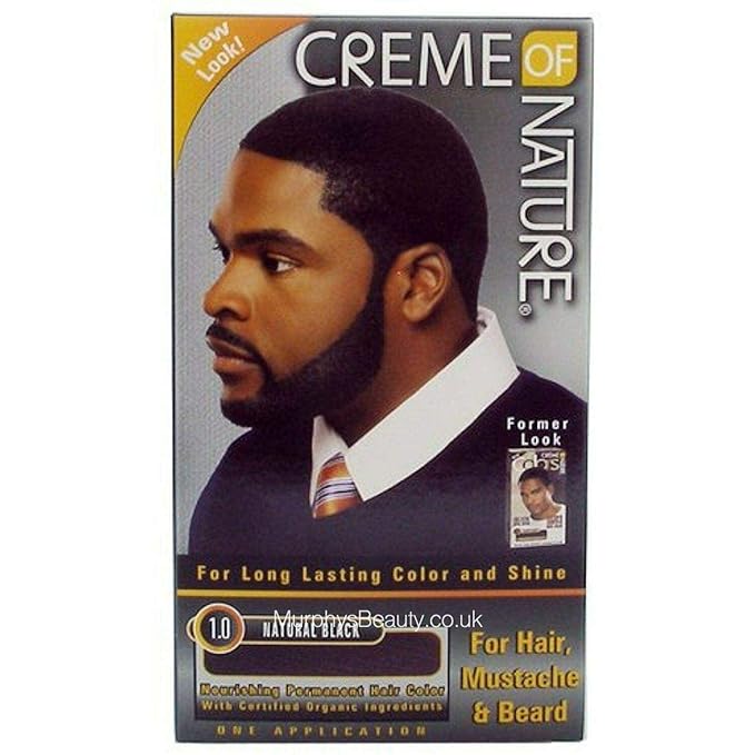 Creme of Nature Mens Colour Natural Black 1.0