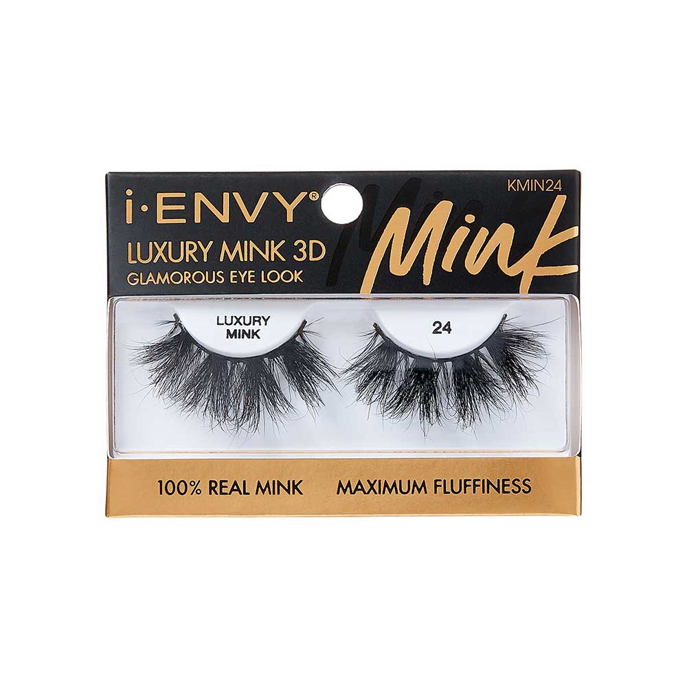 i Envy by Kiss Luxury Mink 3D Eyelashes 24