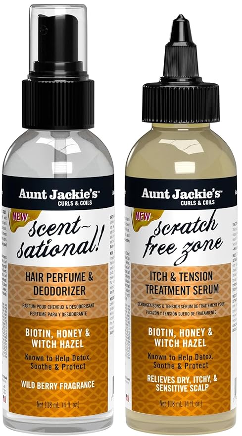Aunt Jackies Biotin Honey Scratch Free Itch and Tension Treatment Serum 4oz