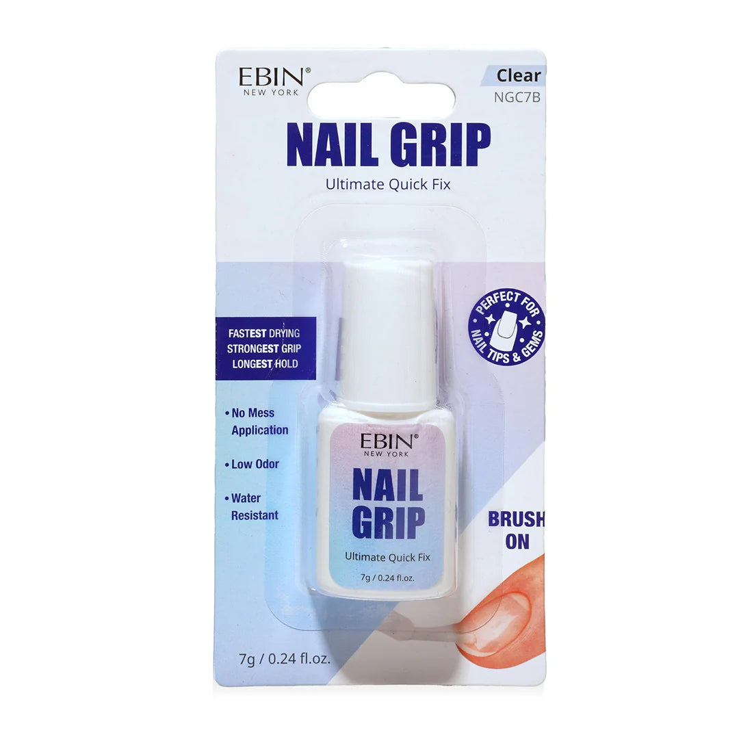 EBIN Nail Grip Glue with Brush 7g