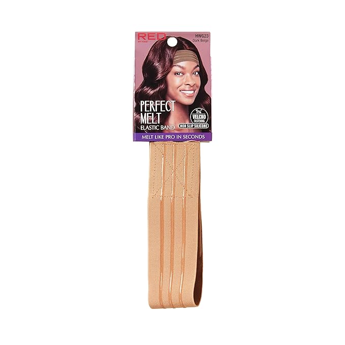 Red by Kiss Perfect Melt Wig Band 1 3/4in Silicone Dark Beige HWG23