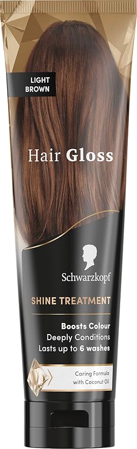 Schwarzkopf Hair Gloss Shine Treatment - Light Brown 150ml