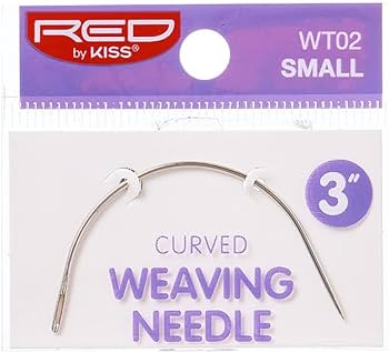 Red by Kiss Curved Weaving Needle Small 3'' WT02