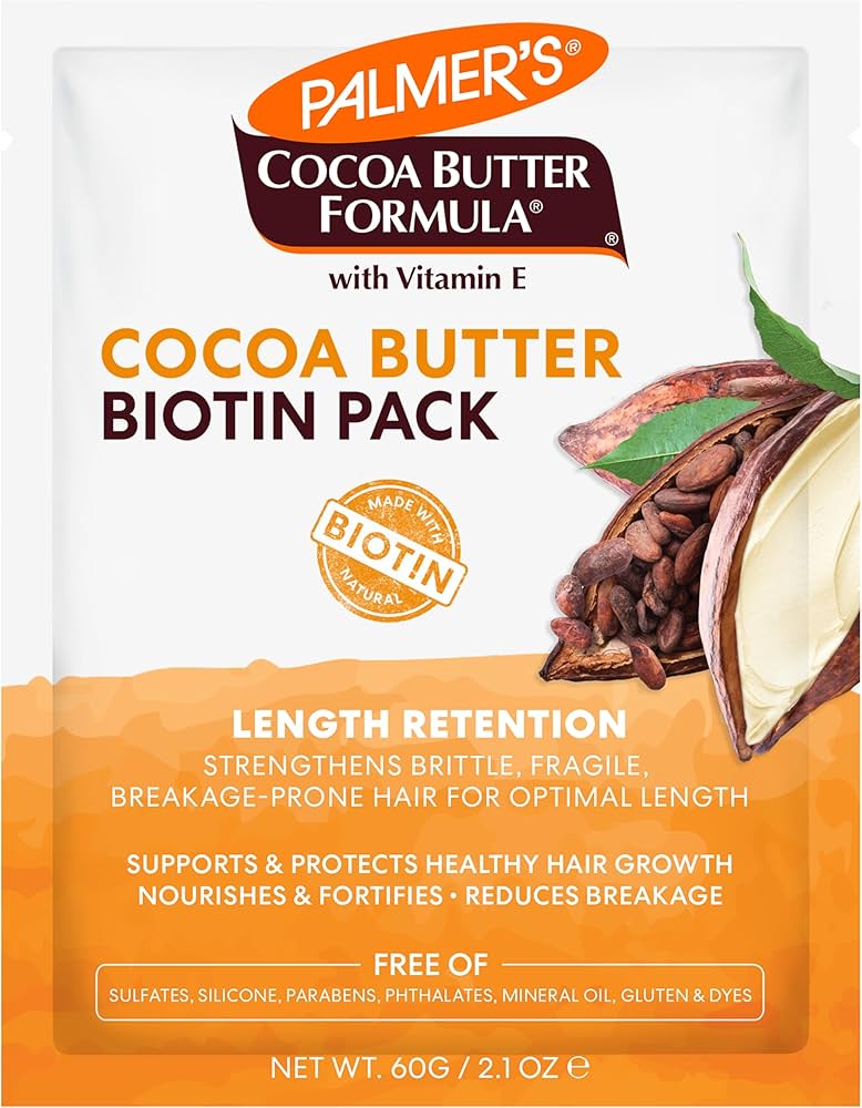 Palmers Cocoa Butter Length Retention Biotin Pack Sachet 60g