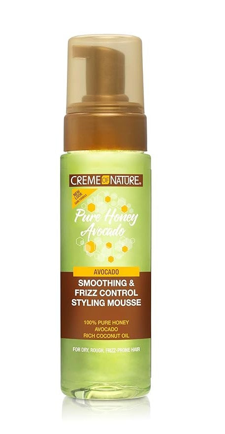 Creme of Nature Pure Honey Hair Food Styling Mousse 7oz