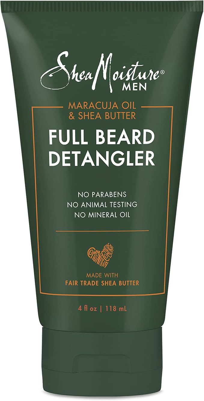 Shea Moisture Men Maracuja Oil Shea Butter Beard Detangler 4oz