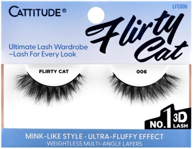 EBIN Cattitude Eyelashes - Flirty Cat 006