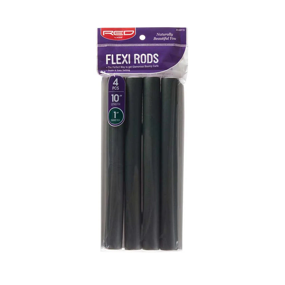 Red by Kiss Flexi Rods 10in x 1in Dark Green 4pc HRF19