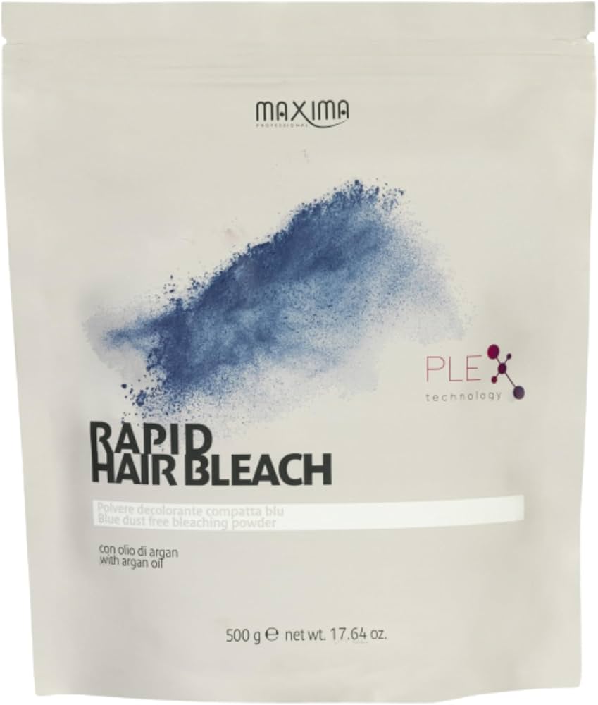 Maxima Professional Rapid Hair Dust Free Bleach Powder Blue 500g