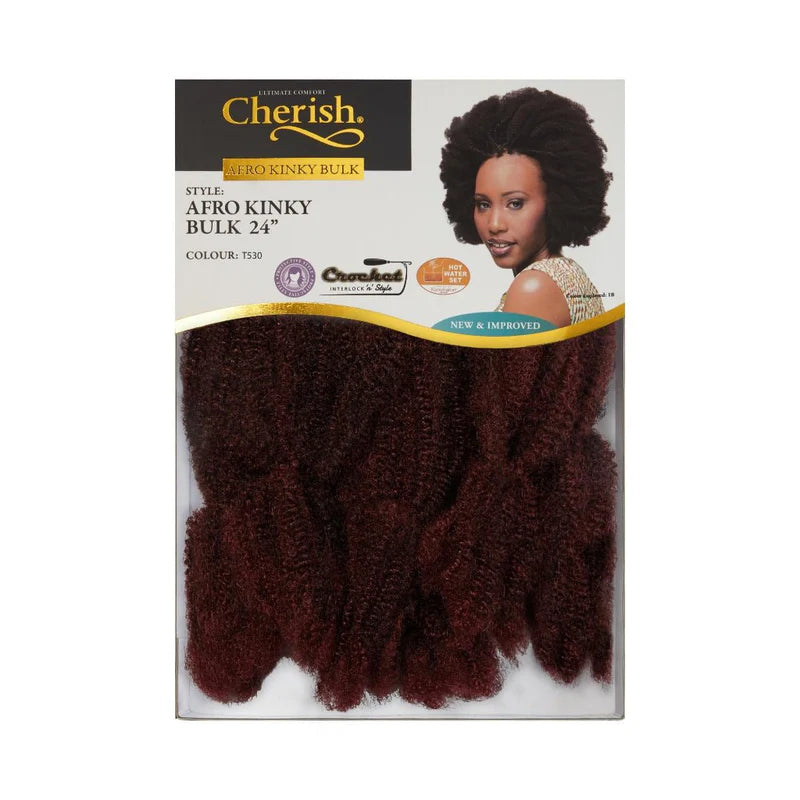 Cherish Afro Kinky Bulk 24in