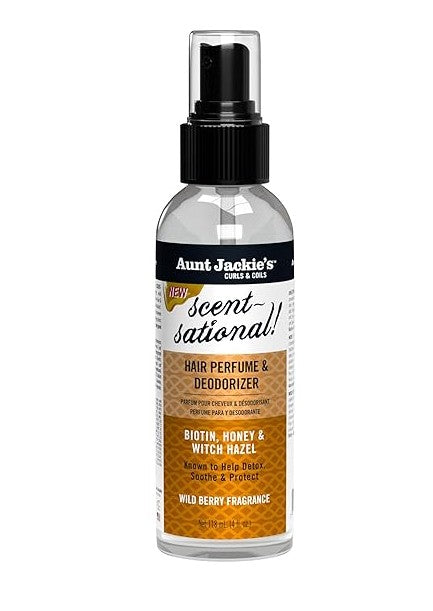 Aunt Jackies Biotin Honey Scent-Sational Hair Perfume Deodorizer 4oz