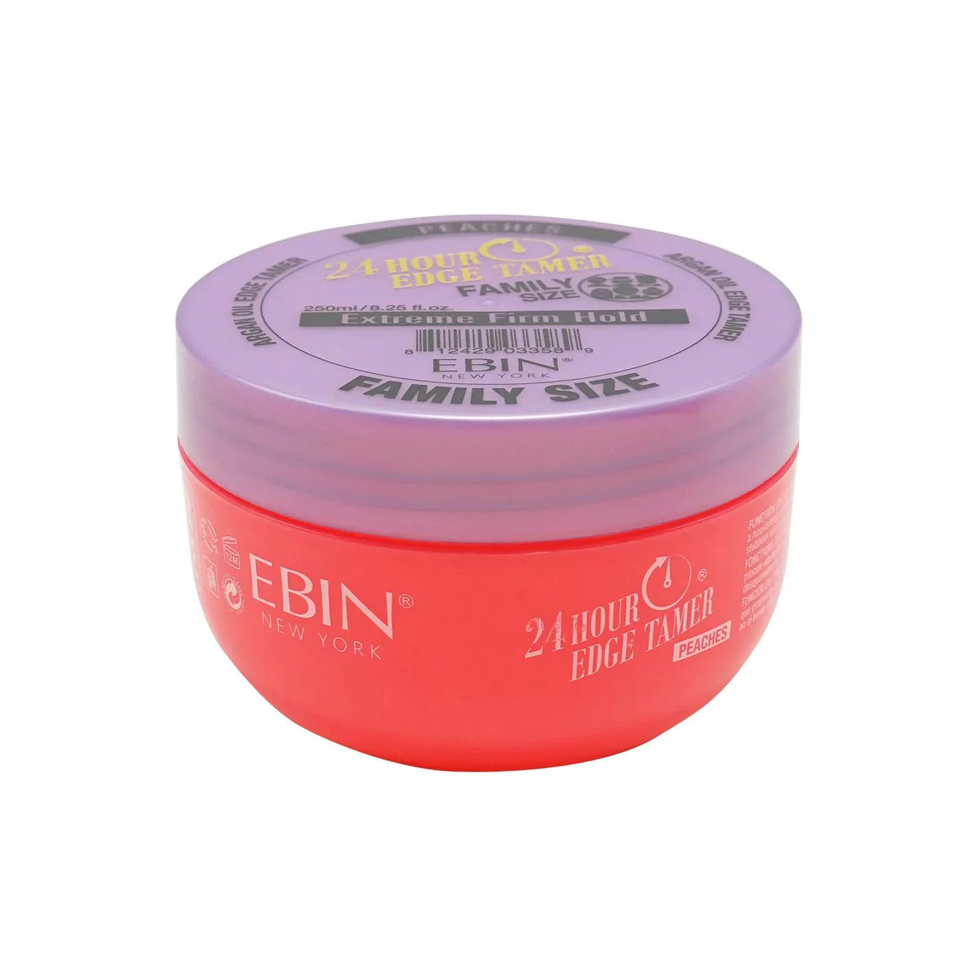 EBIN 24hr Edge Tamer Family Size Peaches 250ml