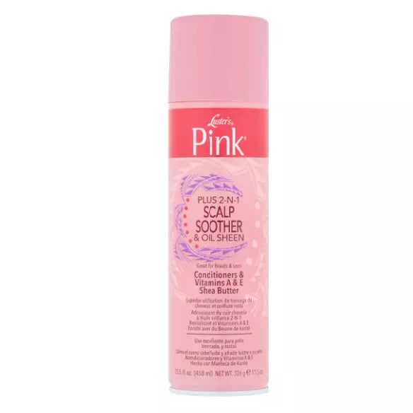 Lusters Pink 2 in 1 Scalp Soother and Oil Sheen Spray 15.5oz