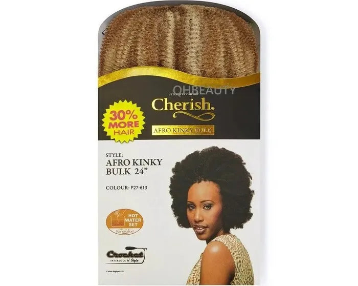 Cherish Afro Kinky Bulk 24in