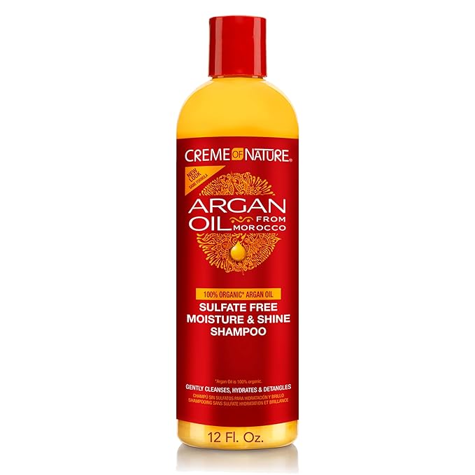 Creme of Nature Argan Oil Sulfate Free Moisture and Shine Shampoo 12oz