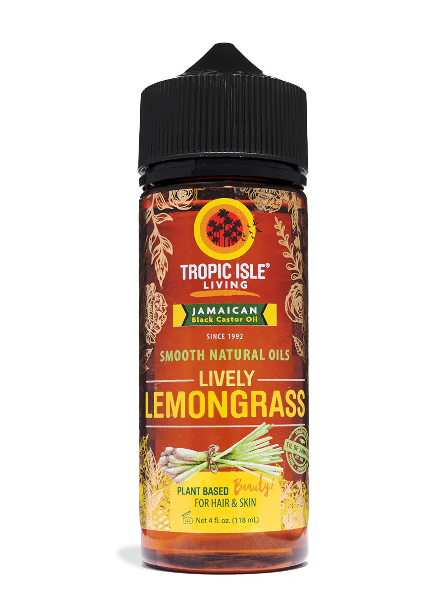 Tropic Isle Jamaican Black Castor Oil - Lively Lemongrass 4oz