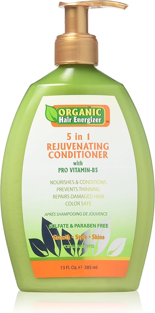 Organic Hair Energizer 5 in 1 Rejuvenating Conditioner 13oz