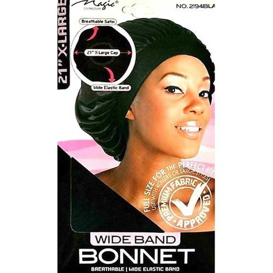 Magic Collection Wide Band Bonnet X Large - 2194BLA
