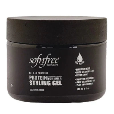 Sof n Free Protein Styling Gel Black 180ml