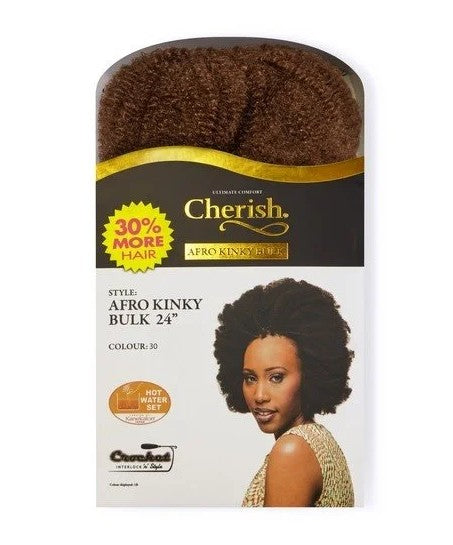 Cherish Afro Kinky Bulk 24in