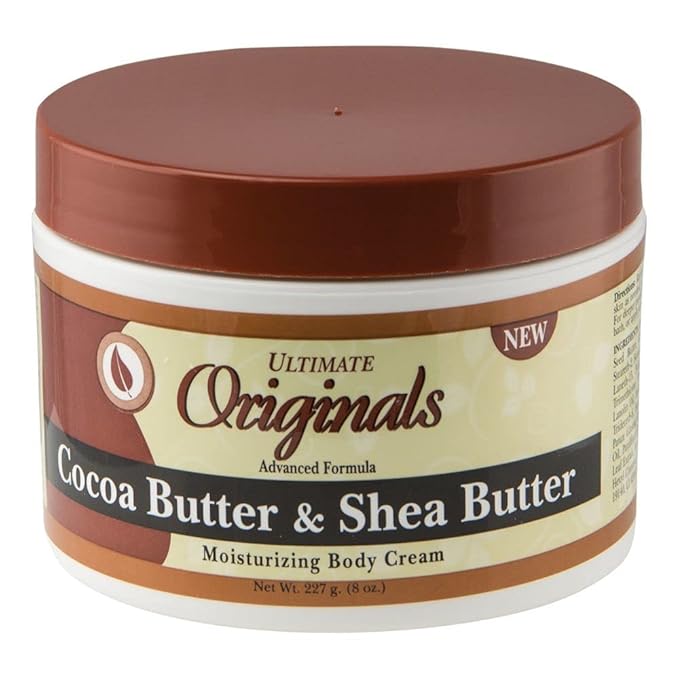 Africa's Best Ultimate Originals Cocoa Butter and Shea Butter Body Cream 8oz
