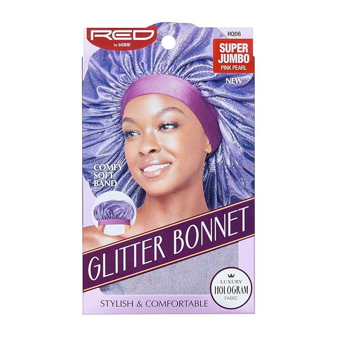 Red by Kiss Glitter Bonnet Super Jumbo Purple Pearl HQ06