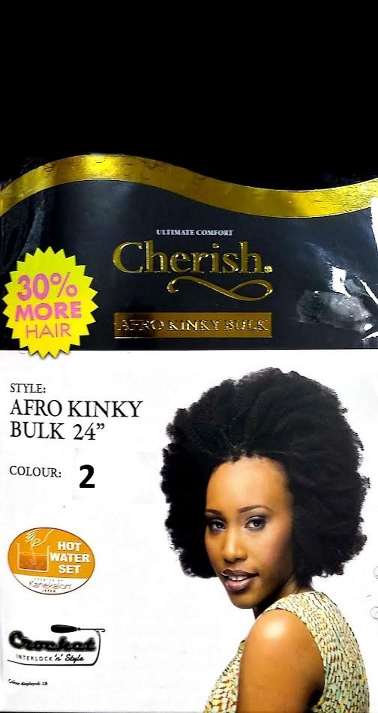 Cherish Afro Kinky Bulk 24in