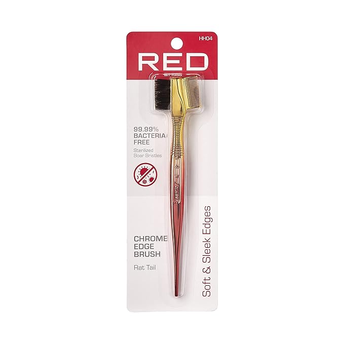 Red by Kiss Chrome Edge Brush Rat Tail HH04