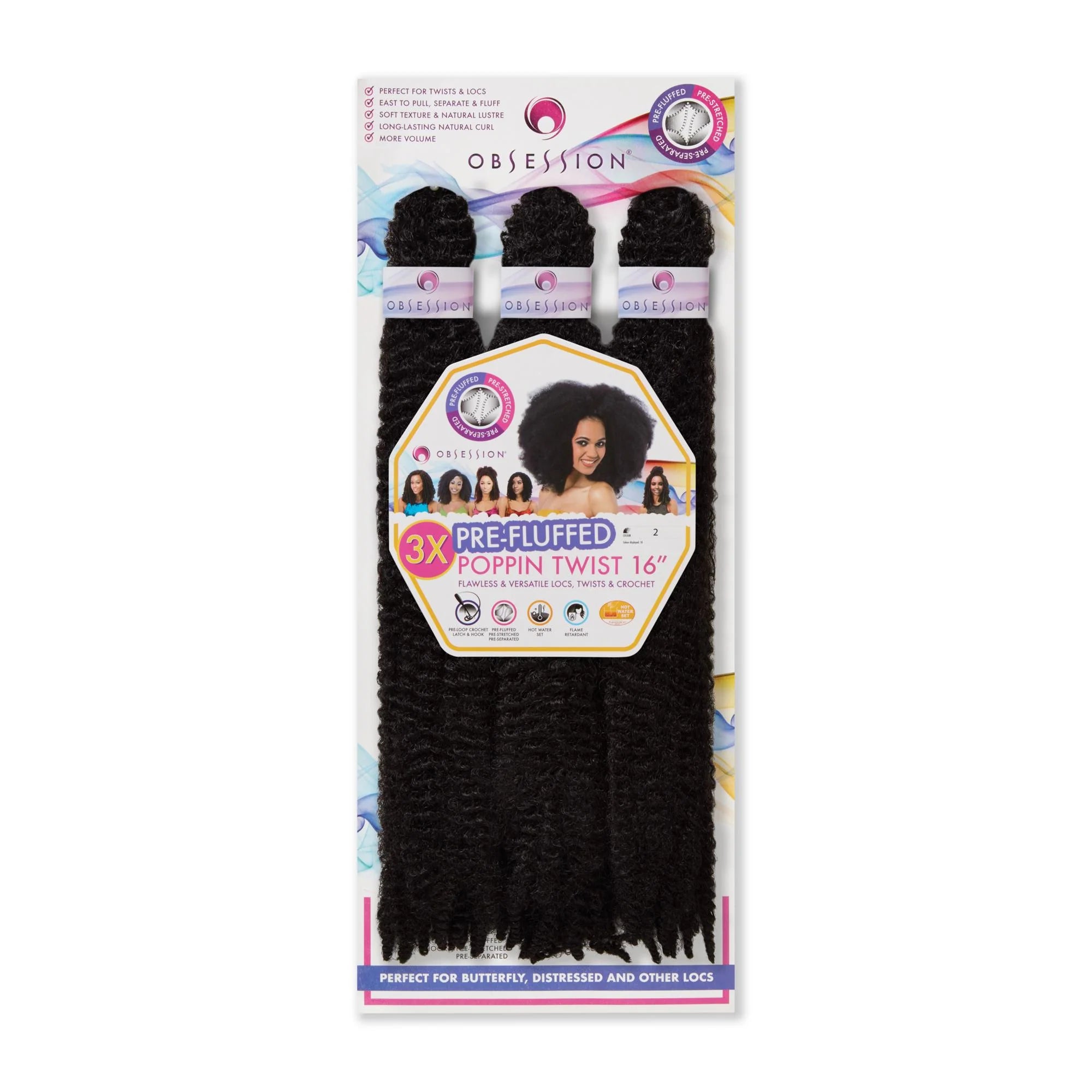 Obsession 3x Poppin Twist Bulk 16in