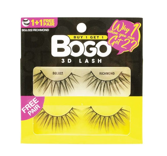 EBIN BOGO 3D Eyelashes - Richmond 022