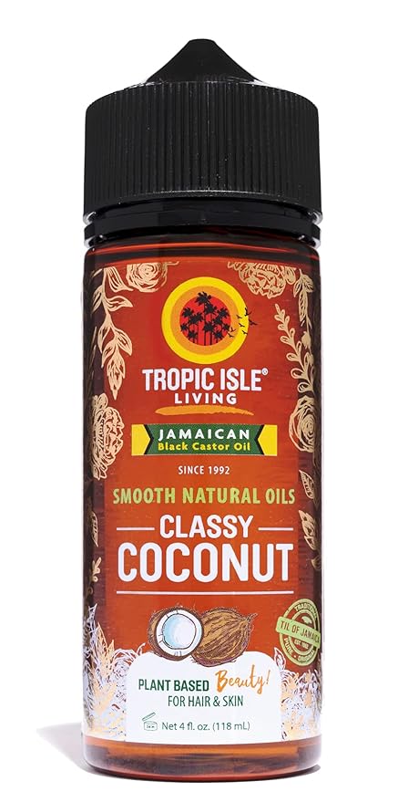 Tropic Isle Jamaican Black Castor Oil - Classy Coconut 4oz