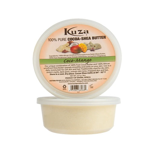 Kuza 100% Pure Cocoa Shea Butter Coco Mango 8oz