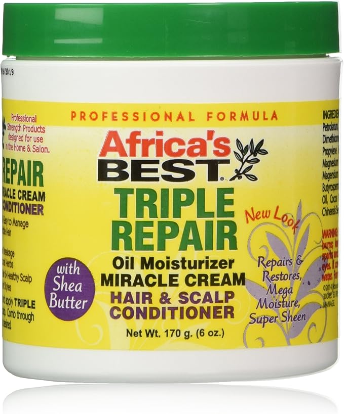 Africa's Best Triple Repair Oil Moisturiser Miracle Cream 6oz