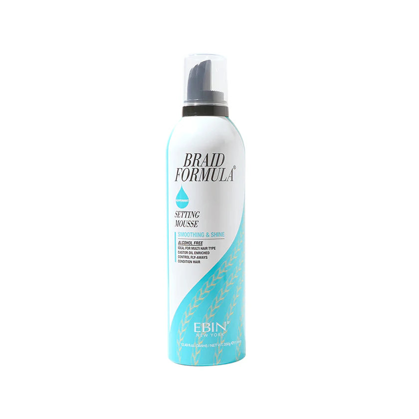 EBIN Braid Formula Setting Mousse - Peppermint 354ml