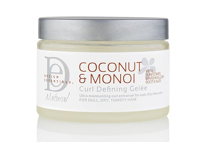 Design Essentials Coconut and Monoi Curl Defining Gelee 12oz
