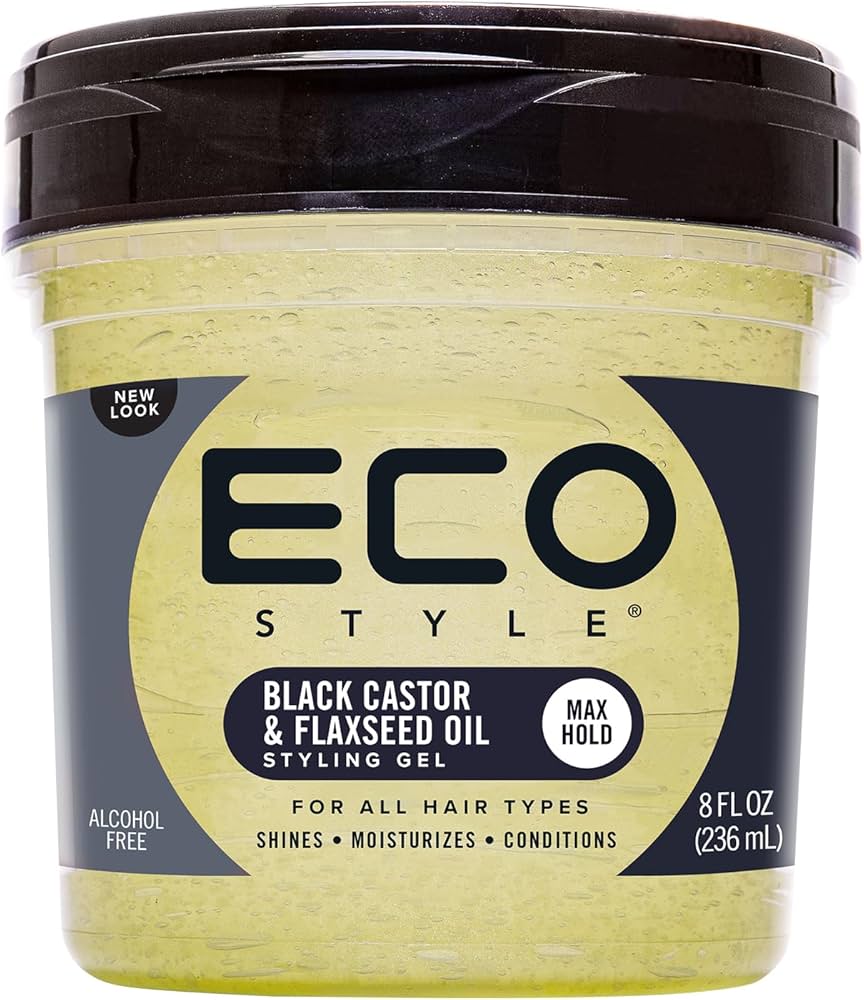 Eco Black Castor and Flaxseed Gel 8oz