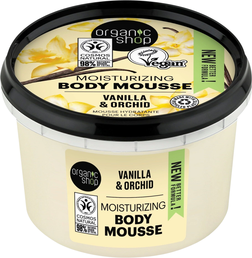 Organic Shop Vanilla and Orchid Moisturising Body Mousse 250ml