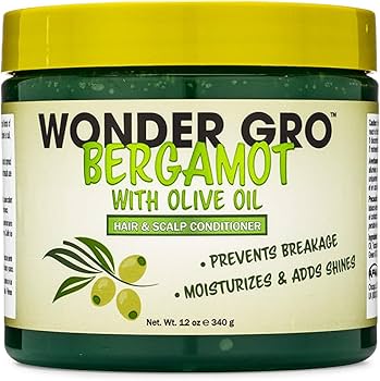 Wonder Gro Bergamot and Olive Oil Hair and Scalp Conditioner 12oz