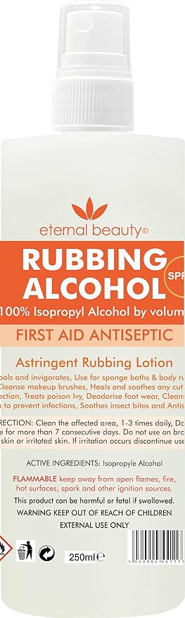 Eternal Beauty Rubbing Alcohol Spray 100% 250ml