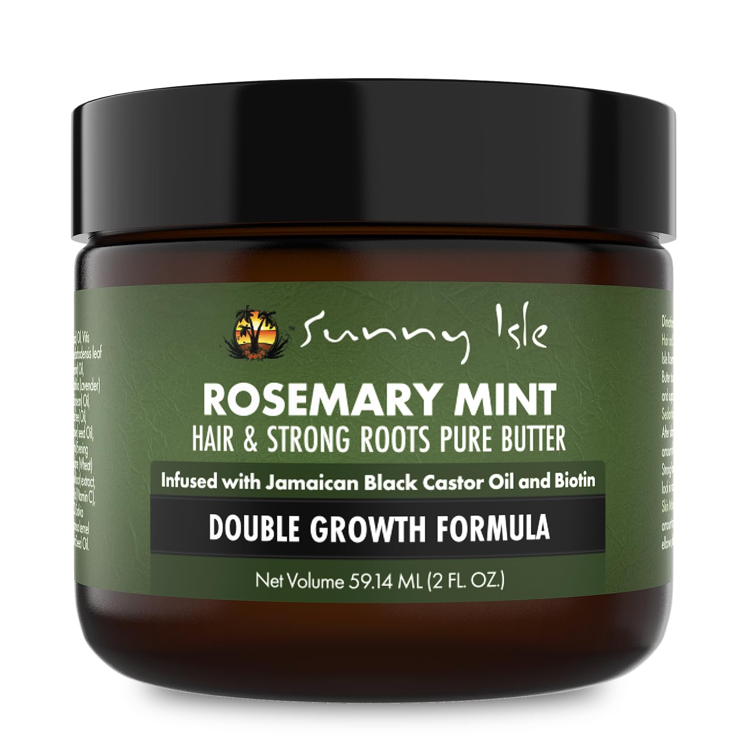Sunny Isle Rosemary Mint Strong Roots Pure Butter 2oz