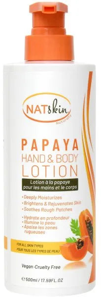 Natskin Papaya Hand and Body Lotion 500ml